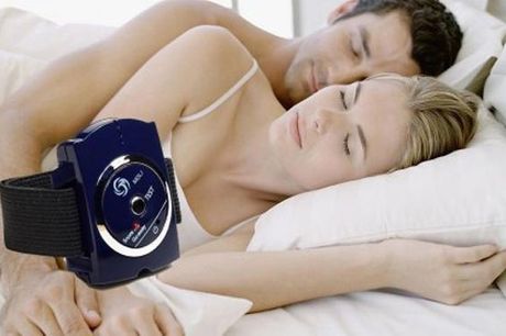 Praktisk snorke-stoppende armbånd der effektivt lindrer snorken