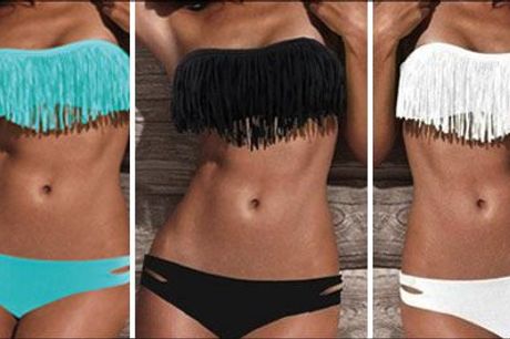  Er du sommerklar? - Den populære Bandeau bikini er tilbage - vælg mellem 1 stk. eller 3 stk., værdi op til kr. 747,- 