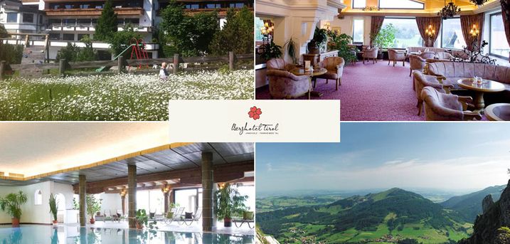 Tannheimer Tal - Berghotel Tirol - 4 Tage für 2 Pers inkl. 3/4-Verwöhnpension