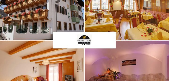 Südtirol - 3*S Hotel Goldene Rose - 5 Tage für 2 Personen inkl. Halbpension