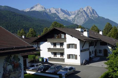 Garmisch-Partenkirchen -3*Hotel Brunnthaler - 5 Tage für Zwei inkl. Frühstück