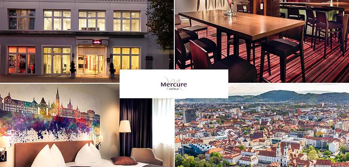 Graz - 4*Mercure Hotel Graz City - 5 Tage für Zwei inkl. Frühstück