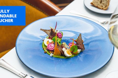 £88 -- Michelin-starred meal & champagne for 2 in London