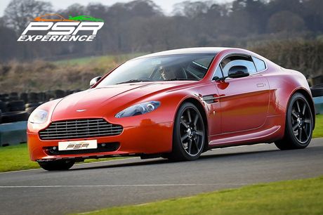 £19 instead of £49 for a one-lap Aston Martin V8 Vantage driving experience with PSR Experience, £39 for three laps, £59 for six laps, or £89 for nine laps - save up to 61%  