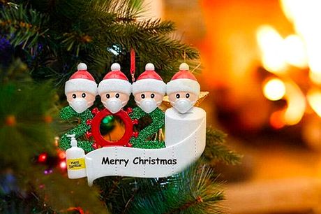 £2.99 instead of £9.99 for a family of two or three 2020 Christmas tree ornament, £3.99 for a family or four or £4.50 for a family of five from Sweet Walk Distribution - save up to 70%