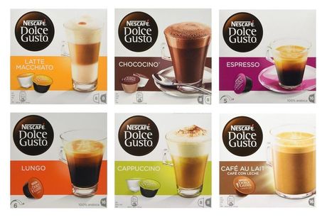 £10.98 for a set of 48 Nescafe Dolce Gusto coffee pods* - choose from 22 flavour options!