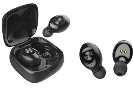 1 o 2 pares de auriculares inalámbricos Bluetooth 5.0 y funda de carga