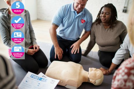 £9 instead of £99 for an online CPR & First Aid course from International Open Academy - save 91%