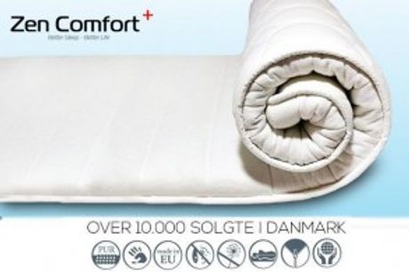 Trykaflastende Topmadras.  Få en bedre nattesøvn med den komfortable Zen Comfort topmadras - allergivenlig og vendbar. 