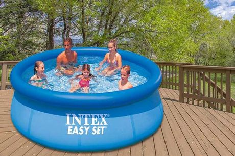 From £22.99 instead of £59.99 for an Intex Easy Set pool from Gift Gadget - choose from three sizes - Save 58%