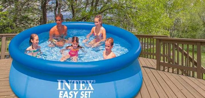 From £22.99 instead of £59.99 for an Intex Easy Set pool from Gift Gadget - choose from three sizes - Save 58%