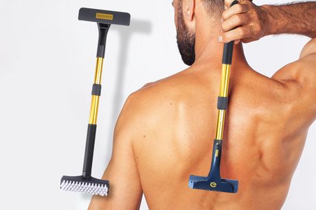 £8.99 instead of £29.99 for a Groomarang 'Back-In-It' back shaver and hair removal device with one blade, £11.99 to include three extra refill blades from Groomarang - great for Father's Day