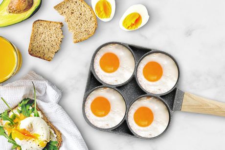 Magnani eierpan Bak perfecte eitjes en pannenkoeken <br />
Geschikt voor alle kookplaten<br />
Bak maar liefst 4 eitjes tegelijk