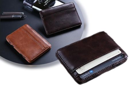 Magic Wallet - Creditcard Houder - PU-Leder