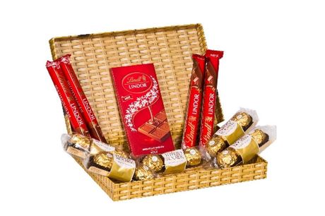 £14 for a Ferrero and Lindt chocolate letterbox gift from Flowers Delivery 4 U
