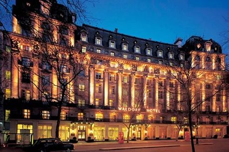 Three-Course Dinner with Prosecco for Two at 5* The Waldorf Hilton (36% Off)