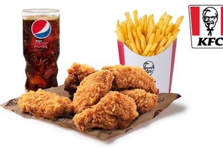 Menú para 1 o 2 personas en KFC
