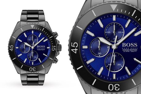 Reloj Hugo Boss Ocean Edition Rare para hombre. La oferta de hoy te abrirá oceanos…Te ofrecemos un reloj para hombre Hugo Boss Ocean Edition Rare HB1513743 por solo 214,99 €