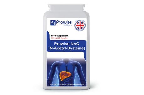 NAC N-Acetil-Cisteína 600 mg - 120 cápsulas. ¡Mejora tu estado tanto por fuera como por dentro!Te ofrecemos 120 cápsulas de NAC N-Acetil-Cisteína 600 mg por 14,99 € en lugar de 43,99 € ahorrándote un 66% de descuento sobre los precios de PROWISE HEALTHCAR