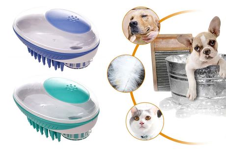 Cepillo de baño para mascotas 2 en 1. ¡Es hora de consentir a tu peludo!Te ofrecemos un cepillo de baño para mascotas 2 en 1 por 6,99 €, ahorrándote un 79% de descuento sobre el precio de Wishwooshoffers  de 32,99 € (correcto al 28.2.21). 