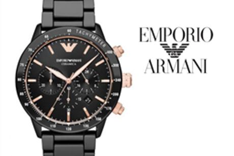 Relógio Emporio Armani® STF AR70002 por 240.90€ PORTES INCLUÍDOS