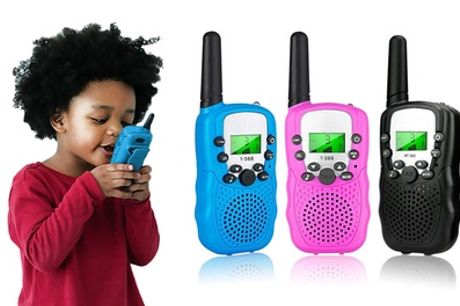 Set van 2 walkietalkies voor kinderen, incl. verzending