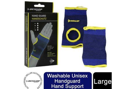 Dunlop Washable Unisex Handguard Comfortable Hand Support, Large