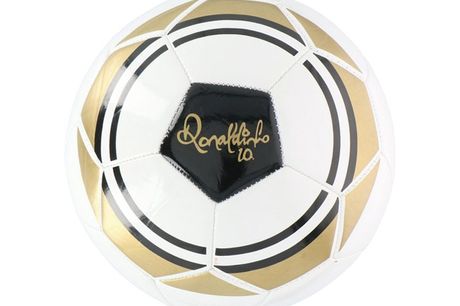 Lifetime Ronaldinho Voetbal - Limited Edition - Maat 5 - Wit