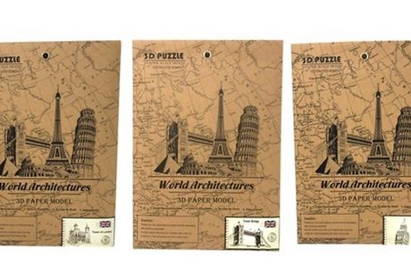 Set of 3 London Monuments Paper Kit - 1, 2 or 3 Pack     Fun paper and foam 3D model kits     No glue required, just slot them together     Pieces made from paper covered foam     Great decorative/educational model      Each model comes in a brown pr