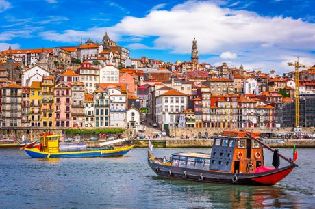 PORTO - EN ANDERLEDES STORBYFERIE. Oplev Porto, der er Portugals næststørste by og landets førende på det kulinariske område. Inkl. 3, 4 eller 7 overnatninger på 3* hotel med morgenmad. Fly fra CPH eller BLL fra april til august 2022.