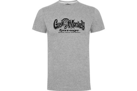 Gas Monkey Garage Biker Hands T-Shirt Grey