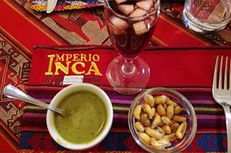 Menu tipico peruviano con vino al ristorante Imperio Inca I (sconto fino a 41%)