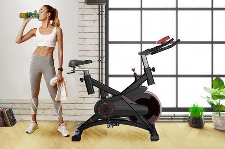 £129 instead of £299.99 for an indoor training LED spin bike from Eurotrade LTD - save 57%