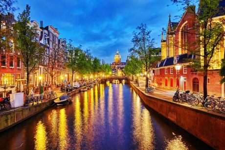 An Amsterdam, Netherlands hotel stay with return flights from six airports. From £89 for a two-night stay, from £99pp for a three-night stay, or from £129pp for a four-night stay - save up to 50%