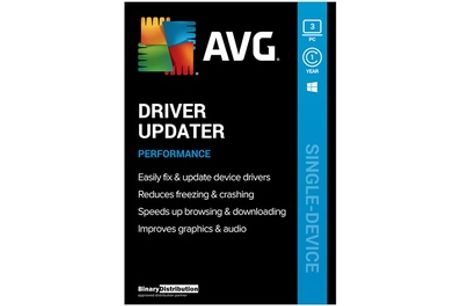 AVG Driver Updater 2022 - 1 jaar - voor 3 toestellen