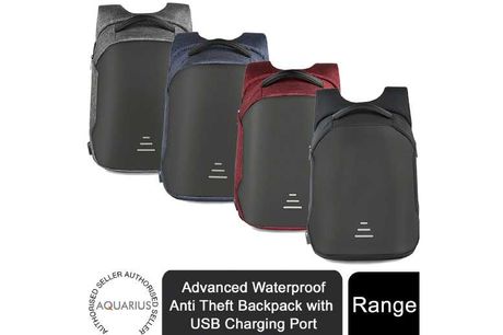 Aquarius Advanced Waterproof Anti Theft Backpack
