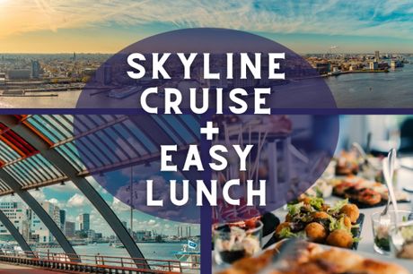 Amsterdam Skyline Cruise met lunch (optioneel) 