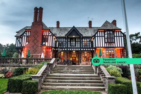 A Cheshire stay at Inglewood Manor for two people with breakfast and a 10% Cheshire Oaks shopping voucher. £69 for one night, or £99 to include a two-course dinner - save up to 57%