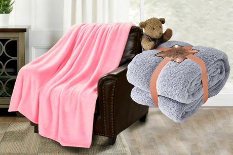 £11.99 instead of £69.99 for a double teddy bear blanket or £14.99 for a king teddy blanket from Imperial Beddings - save up to 83%