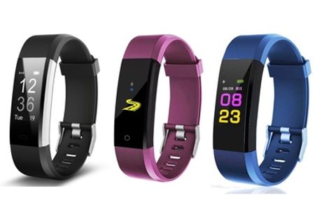 Fitness Tracker with Bluetooth Synchronization