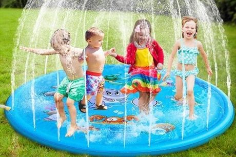 From £9.99 instead of £39.99 for a kid's outdoor water sprinkler pad from PollyJoy - save up to 75%