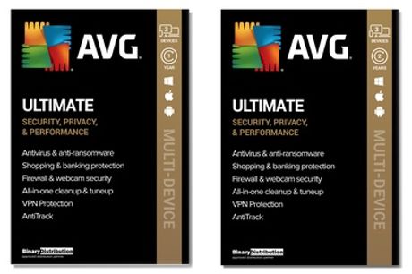 AVG Ultimate 2022 with AntiTrack for Three Devices - One or Two Years
