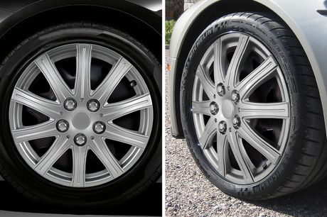 £8.99 instead of £24.99 for a set of 4 13-inch wheel covers from QDSO – save 64%