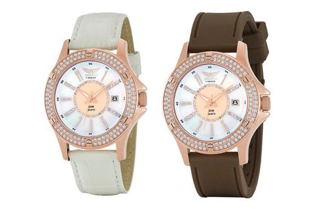 £8.99 for a 2-in-1 aviator AVX4536L15 women's wrist watch