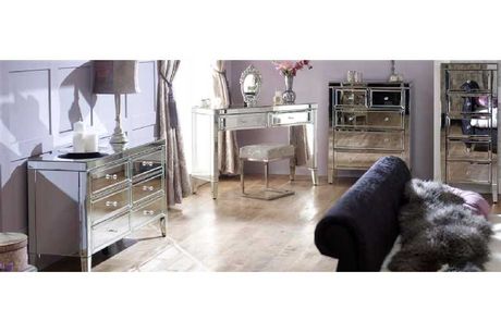 Glamorous Valencia Mirror Finished Bedroom Furniture Range