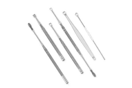 6pc Stainless Steeel Ear Wax Cleaning Kit