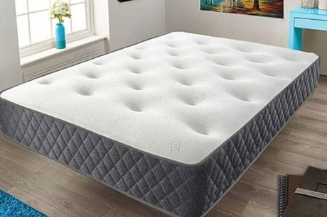 From £79 for a Traditional Luxury Memory Foam Tufted Spring Mattress - 4 Sizes! from Mattress Craft - save up to 75%