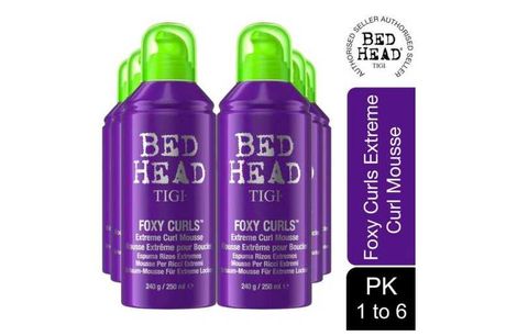 £9.99 instead of £19.99 for a TIGI Bed Head Foxy Curls Extreme Curl Mousse from Avant Garde - choose from one, two, three or six bottles and