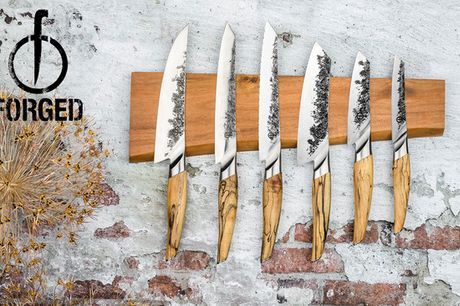 Unikke knive fra Forged. Vælg ml. mange typer - i oliventræ el. katai (inkl. fragt)