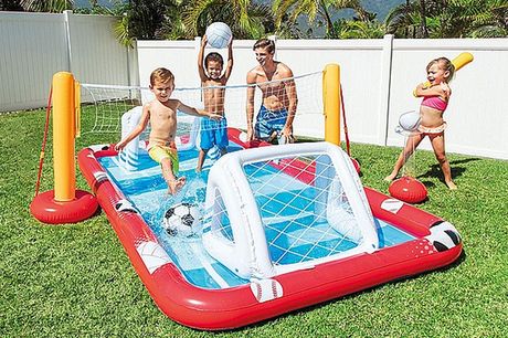 £59 instead of £129.99 for a kids' outdoor sports play centre and pool from Gift Gadget - save 55%